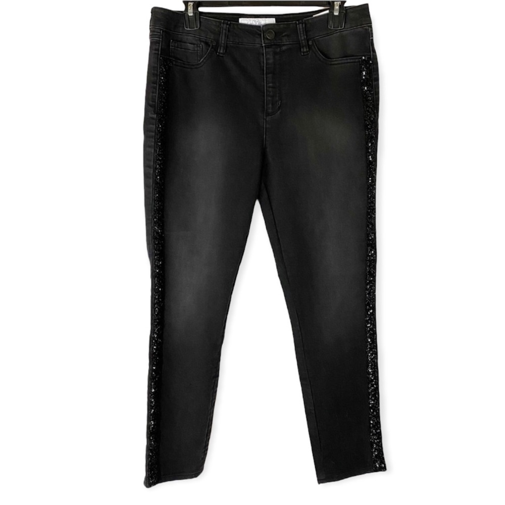 Libby Edelman Black Ankle & Cropped Jeans
